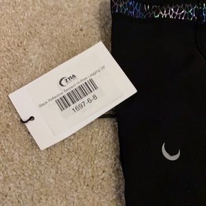 Black Reflective Serpent Hi-Rise Leggings 28 inch